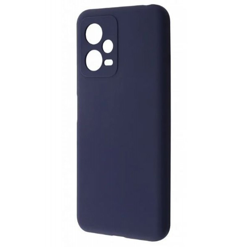 Xiaomi Redmi Note 12 / Poco X5 Capa de Proteção Evelatus Premium Soft Touch Silicone Case Midnight Blue