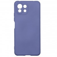 Xiaomi Mi 11 Lite/11 Lite 5G/11 Lite 5G NE Capa de Proteção Evelatus Nano Silicone Case Soft Touch TPU Blue Grey