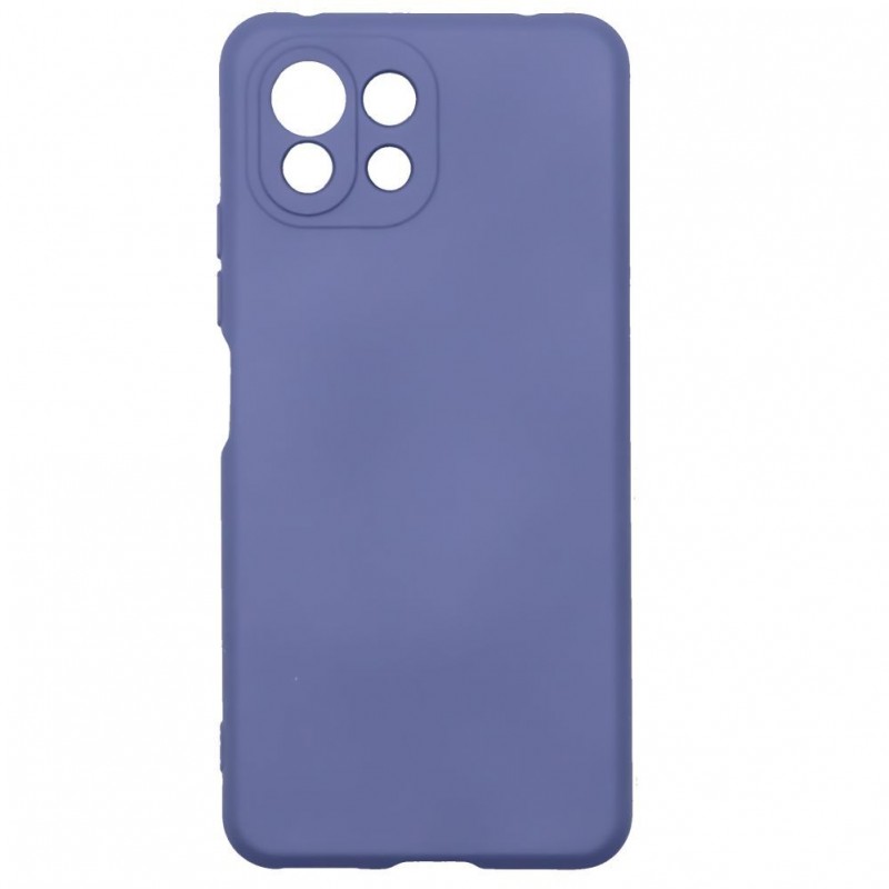 Xiaomi Mi 11 Lite/11 Lite 5G/11 Lite 5G NE Capa de Proteção Evelatus Nano Silicone Case Soft Touch TPU Blue Grey