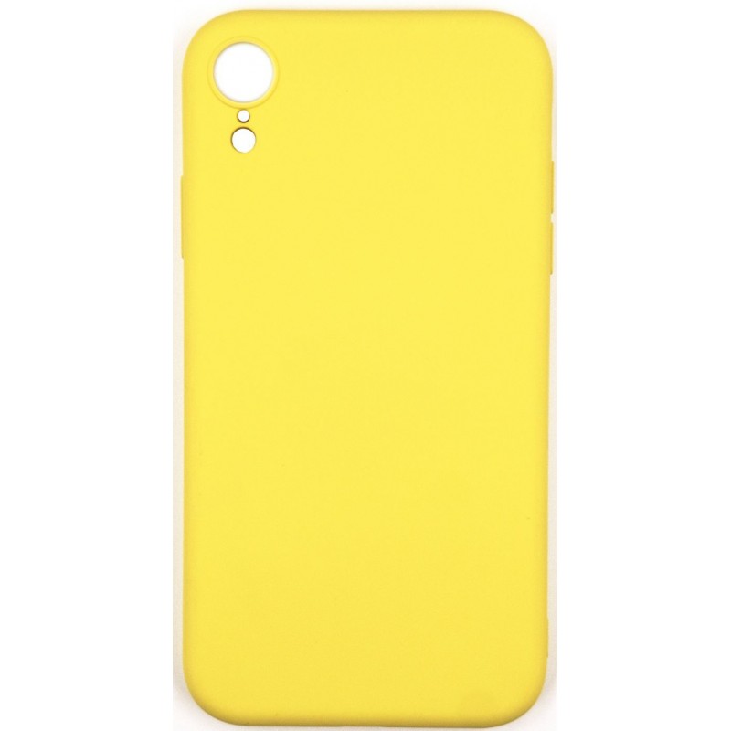 iPhone XR Capa de Proteção Evelatus Nano Silicone Case Soft Touch TPU Yellow