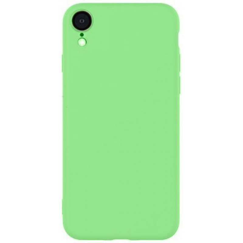 iPhone XR Capa de Proteção Evelatus Nano Silicone Case Soft Touch TPU Mint