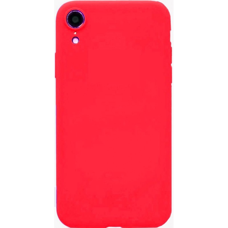 iPhone XR Capa de Proteção Evelatus Nano Silicone Case Soft Touch TPU Red