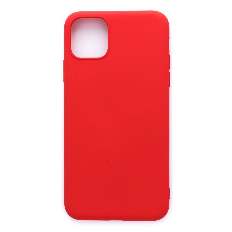 iPhone 11 Pro Max Capa de Proteção Evelatus Nano Silicone Case Soft Touch TPU Red