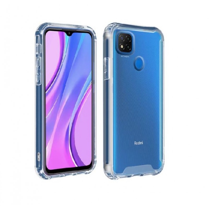 Xiaomi Redmi 9C Capa de Proteção Transparente Antichoque