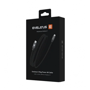 Evelatus Cabo E-Mag Power 60W USB C to USB C Magnetic 2M