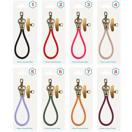 Cordao Silicone Para Telemovel