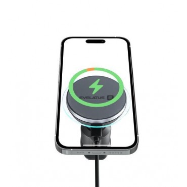 Evelatus Suporte Carro Saida Ar MagSafe Qi wireless