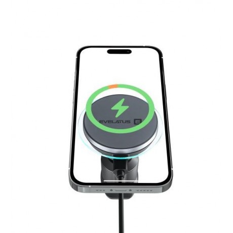 Evelatus Suporte Carro Saida Ar MagSafe Qi wireless