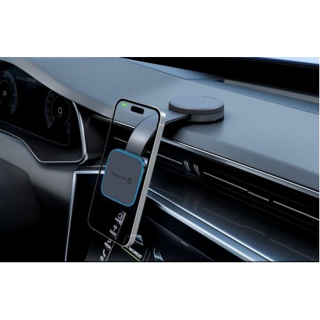 Evelatus MagSafe Qi wireless Suporte de Telemóvel para Automóvel com Ventosa Articulada