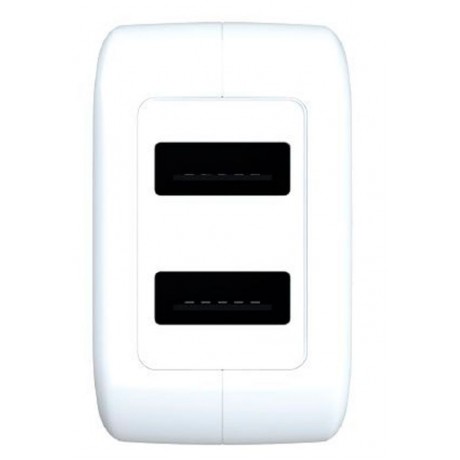 Adaptador de Carga Evelatus 2x USB 3.4A ETC03 Branco