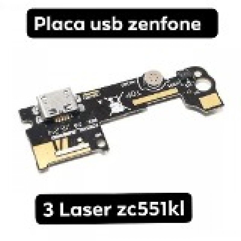 Asus Zenfone 3 Laser ZC551KL Flex Carga C/ Micro Asus Zenfone 3 Laser ZC551KL Flex Carga C/ Micro