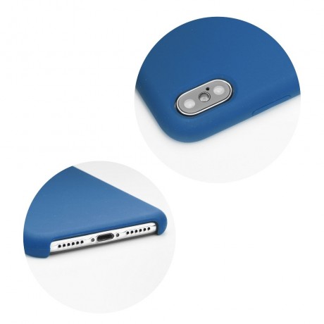 iPhone X Capa de Proteção Azul Forcell Silicone