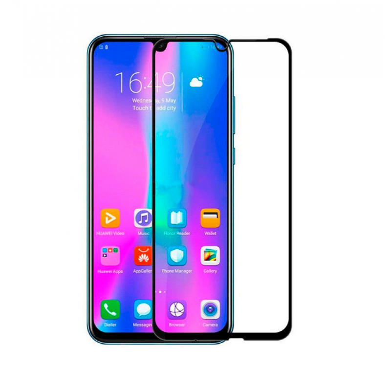 Huawei P Smart 2019 Película de Vidro temperado 5D Preta
