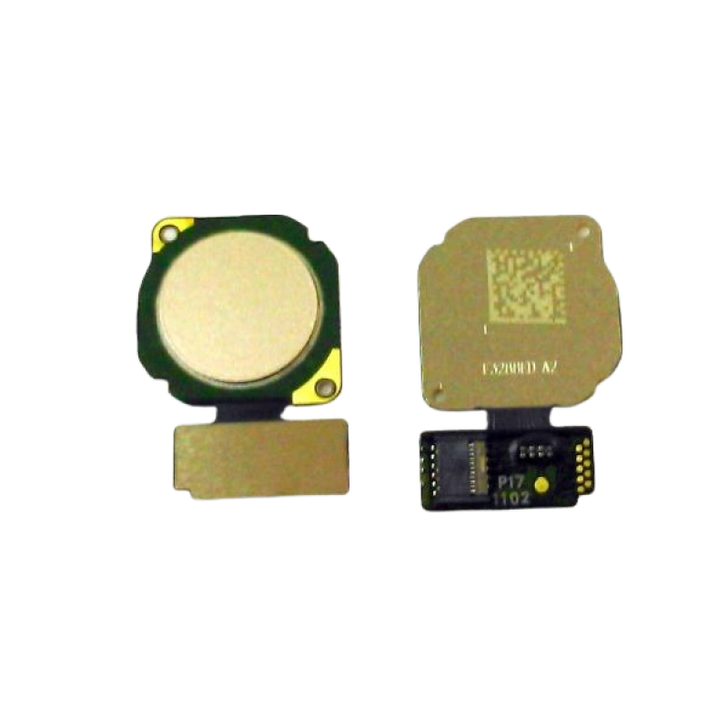 Huawei P Smart (FIG-LX1) Flex Botão Digital  Dourado