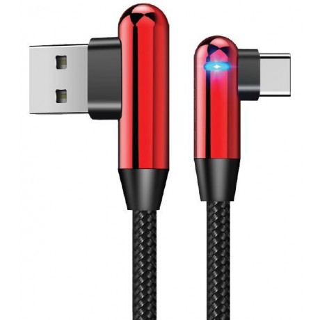 Cabo Dados USB Evelatus Type-C TPC05 Vermelho