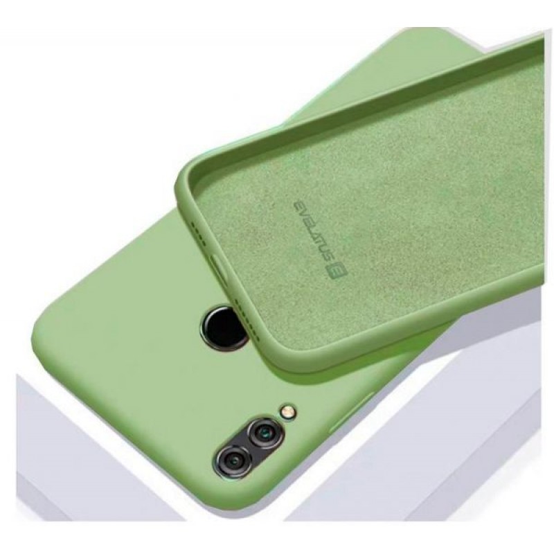 Xiaomi Redmi 8A Capa de Proteção Evelatus Soft Touch Silicone Green