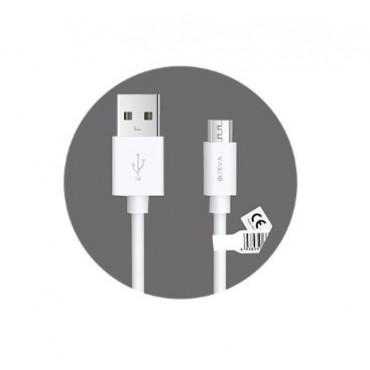 Cabo Micro USB Devia Kintone series Branco