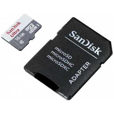 Cartão Micro SD Sandisk 16GB  80MB/s Class 10 UHS-I