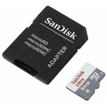 Cartão Micro SD Sandisk 64GB 80MB/s Class 10 UHS-I