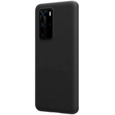 Huawei P40 Capa de Proteção Evelatus Soft Touch Silicone Black