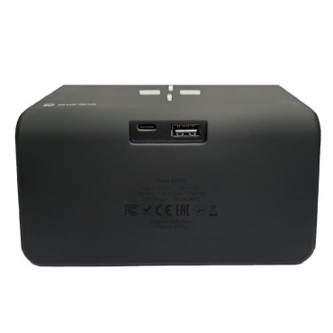 Relógio Evelatus com Carregador Wireless WCC01BK Black