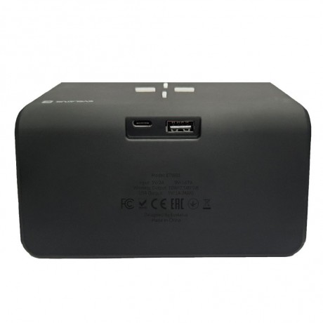 Relógio Evelatus com Carregador Wireless WCC01BK Black