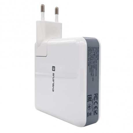 Adaptador de Carga Wireless Evelatus EWC06 White