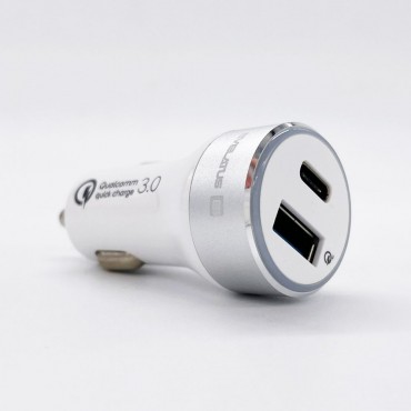 Adaptador de Viagem Evelatus QCC03 White