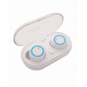 Auriculares Bluetooth Earbuds iLike IBE01 White