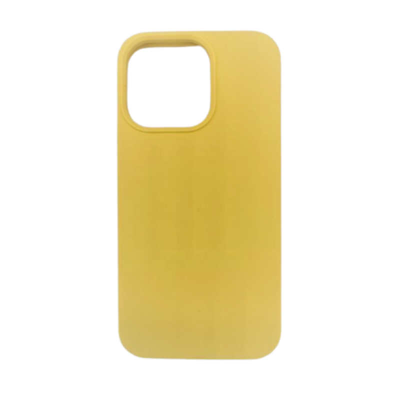 iPhone 13 Pro Capa de Proteção Evelatus Liquid Silicone Case Yellow