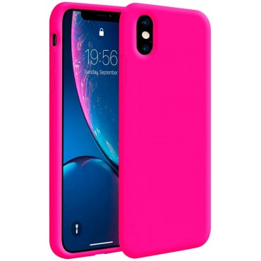 iPhone X / Xs Capa de Proteção Evelatus Soft Case Candy Pink