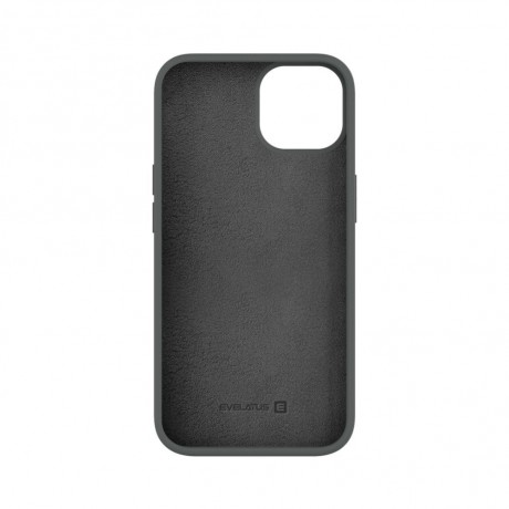 iPhone 13 Capa de Proteção Evelatus Premium Magsafe Soft Touch Silicone Case Silver
