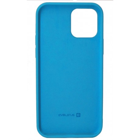 iPhone 12/12 Pro Capa de Proteção Evelatus Premium Soft Touch Silicone Case Sky Blue