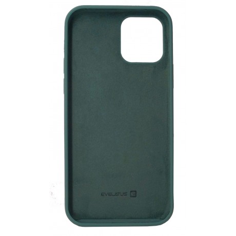 iPhone 12/12 Pro Capa de Proteção Evelatus Premium Soft Touch Silicone Case Pine Green